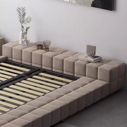 Embrace Modern Minimalism: The Quilted Platform Bed Frame