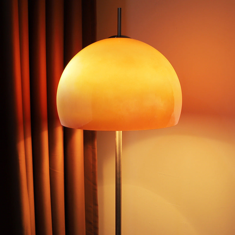 Mid-Century Modern Floor Lamp with Iconic Mushroom Shade - A Timeless Classic