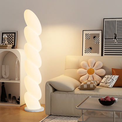 Sculptural Pebble Floor Lamp - A Modern Art Piece