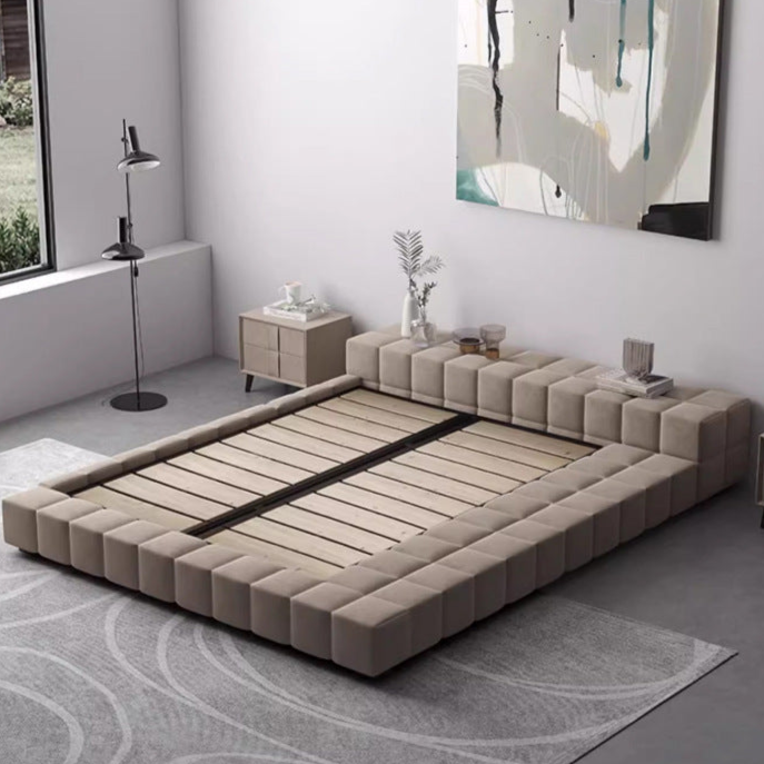 Embrace Modern Minimalism: The Quilted Platform Bed Frame