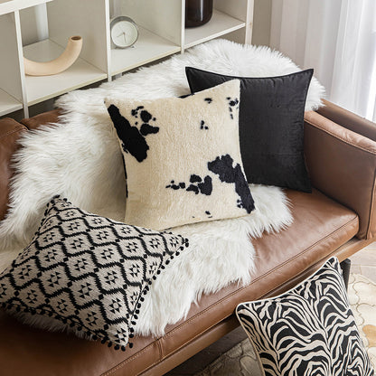 Boho Chic Animal Print Pillow - A Wildly Stylish Addition