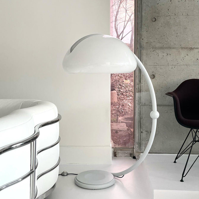 Mid-Century Modern Floor Lamp with Iconic Mushroom Shade - A Timeless Classic