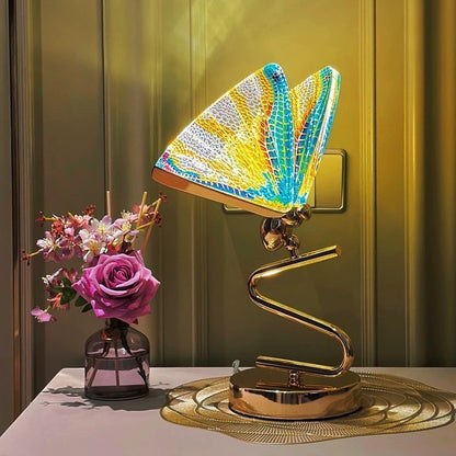 Butterfly Stained Glass Table Lamp - A Whimsical and Elegant Touch