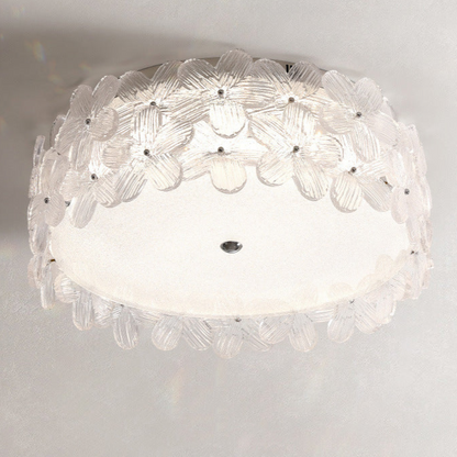 Delicate Floral Flush Mount Ceiling Light - A Touch of Romance