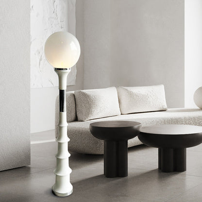 Sculptural Ceramic Floor Lamp - A Modern Art Piece