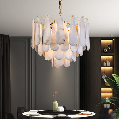 Modern Marble Chandelier - Sleek and Sophisticated