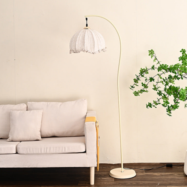 Elegant Lotus Floor Lamp - A Touch of Asian Serenity