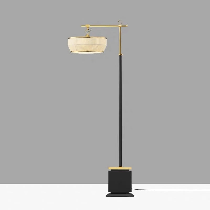 Sleek and Sophisticated Floor Lamp with Adjustable Arm