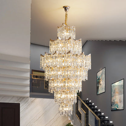 Grand Crystal Chandelier - A Dazzling Centerpiece