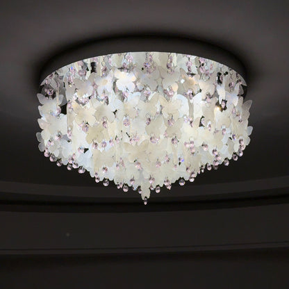 Whimsical Butterfly Flush Mount Ceiling Light - A Touch of Magic