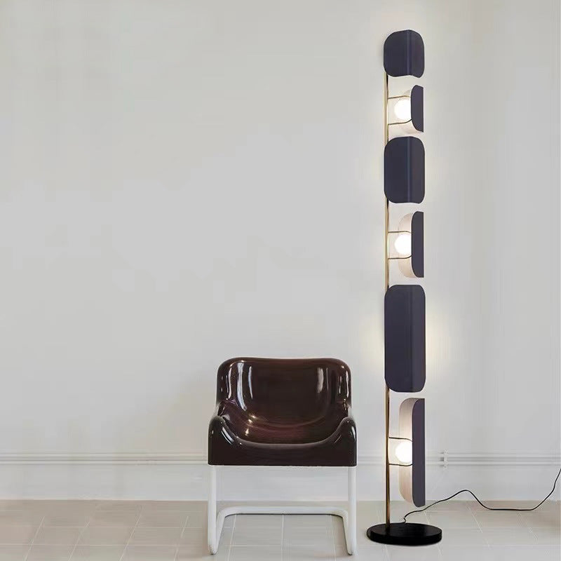 Modern Stacked Disc Floor Lamp - A Minimalist Statement