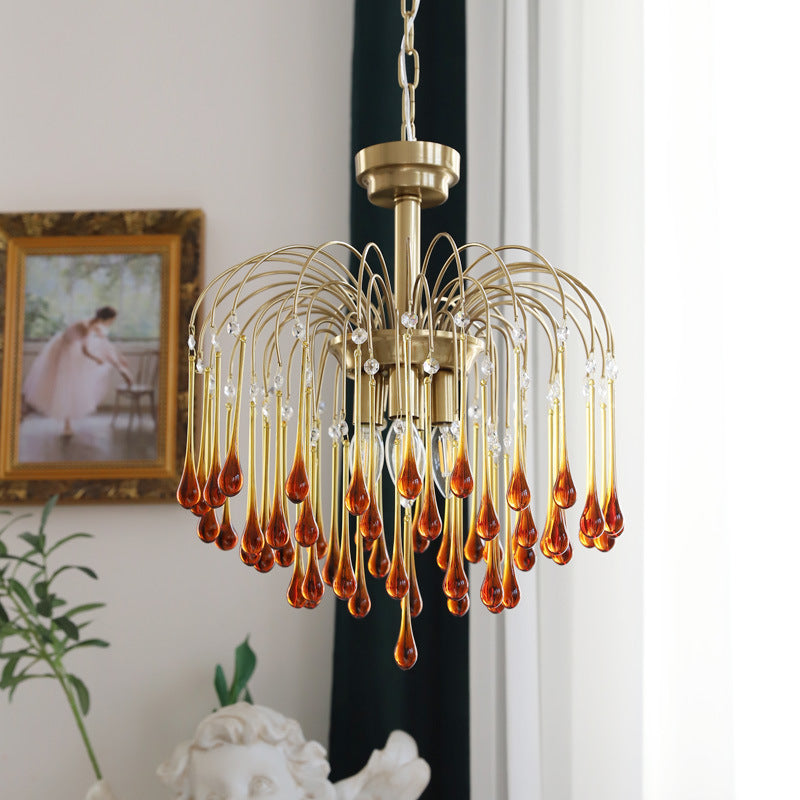 Dramatic Raindrop Chandelier - A Modern Masterpiece