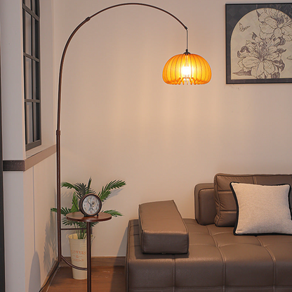 Arched Floor Lamp with Dome Shade - A Modern Minimalist Statement