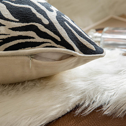 Boho Chic Animal Print Pillow - A Wildly Stylish Addition