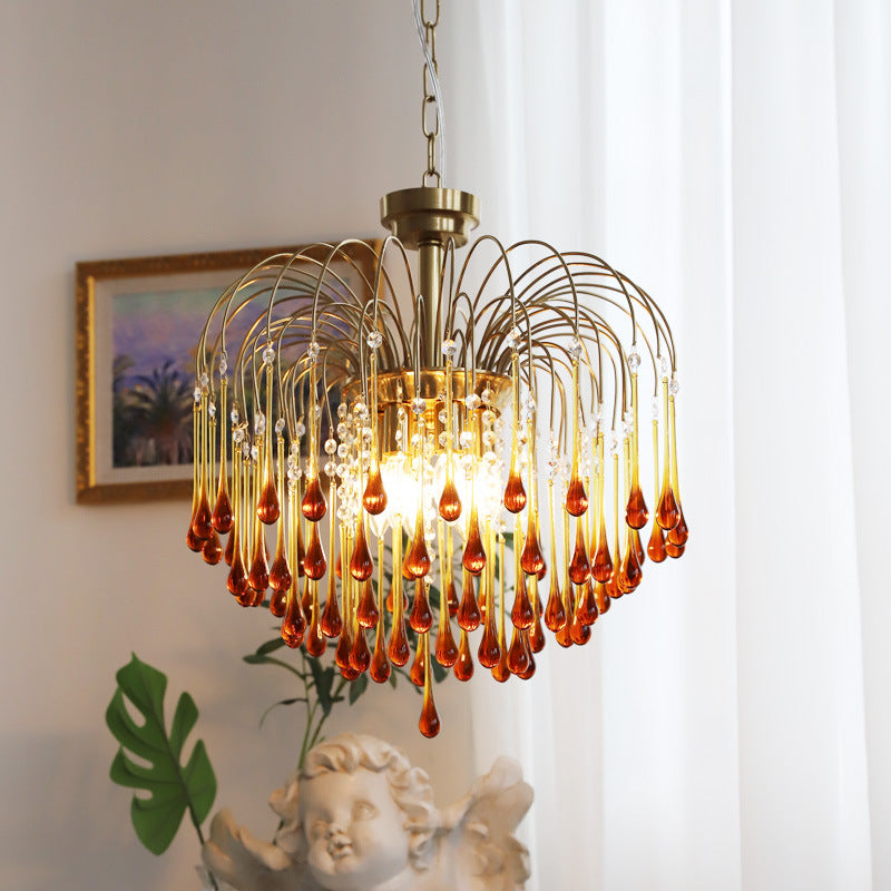 Dramatic Raindrop Chandelier - A Modern Masterpiece