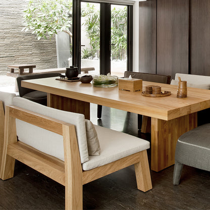 Minimalist Solid Wood Dining Table