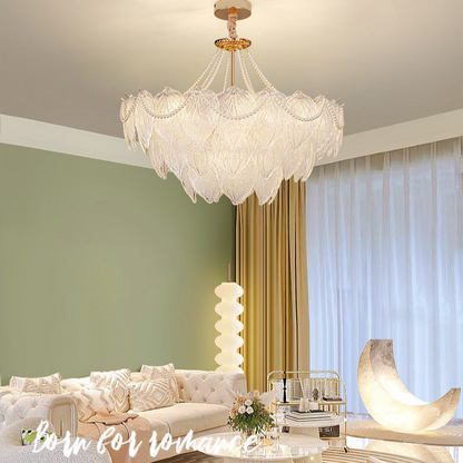 Elegant Leaf-Shaped Chandelier - A Touch of Nature