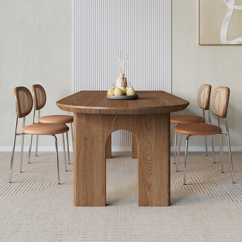 Modern Oval Dining Table with Unique Base - Sleek and Stylish