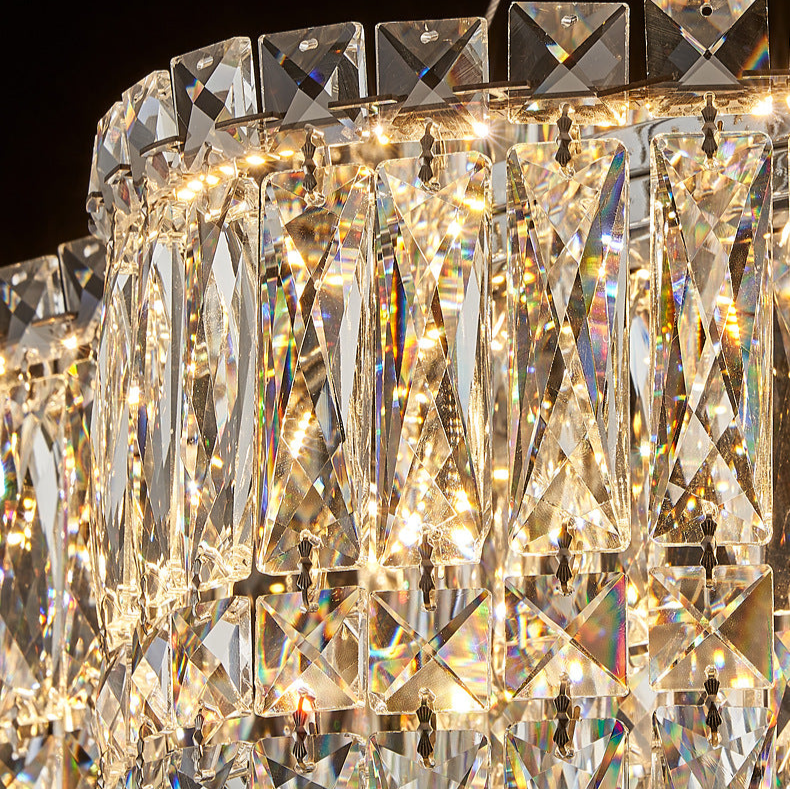 Modern Crystal Chandelier - Sleek and Stylish Design