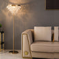 Opulent Crystal Chandelier Floor Lamp - A Touch of Regal Elegance