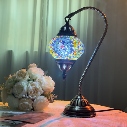 Turkish Mosaic Table Lamp - A Vibrant Piece of Art