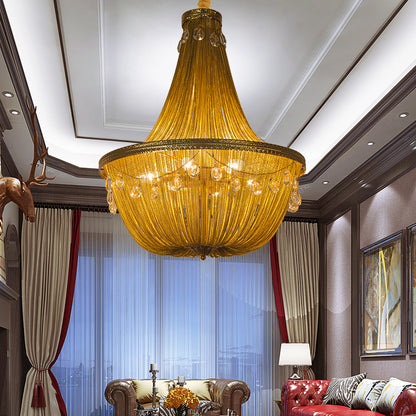 Gold Chain Chandelier - A Luxurious Statement Piece