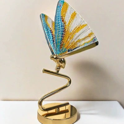 Butterfly Stained Glass Table Lamp - A Whimsical and Elegant Touch