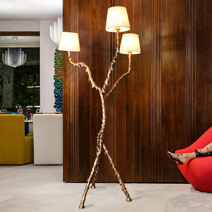 Sleek and Sophisticated Floor Lamp with Adjustable Arm