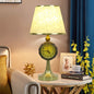 Vintage Table Lamp with Built-in Clock - A Timeless Classic