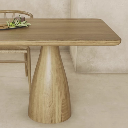 Minimalist Solid Wood Dining Table - Simple and Stylish