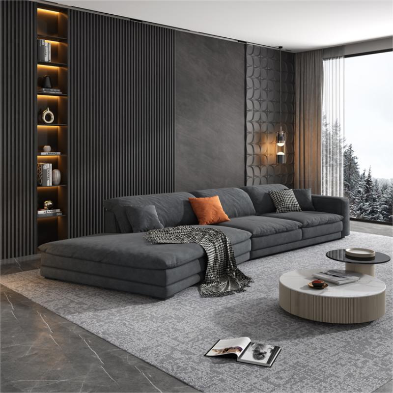 Line Corner Fabric Sofa Spacious and Stylish Design for Living Rooms