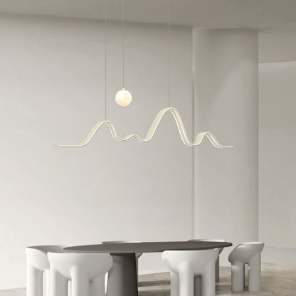 Modern Wave ceiling light - Sleek and Minimalist Lighting