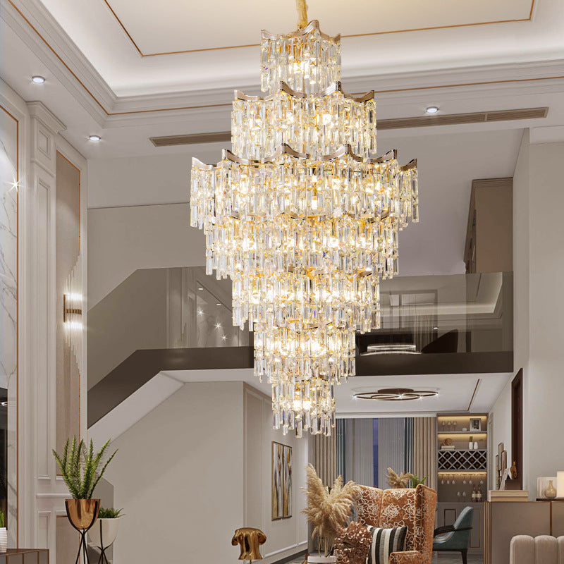 Grand Crystal Chandelier - A Dazzling Centerpiece