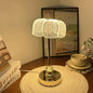 Vintage Frosted Glass Table Lamp - A Touch of Timeless Elegance