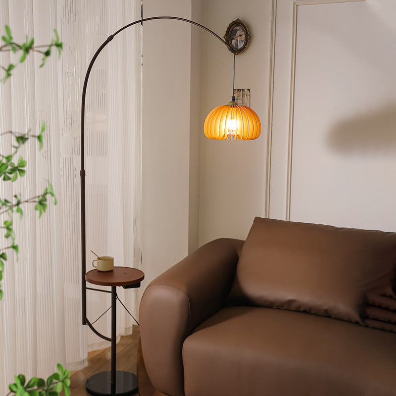 Arched Floor Lamp with Dome Shade - A Modern Minimalist Statement