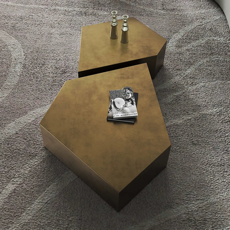 Furnishaus Blake: Luxury Metal Coffee Table for Modern Living