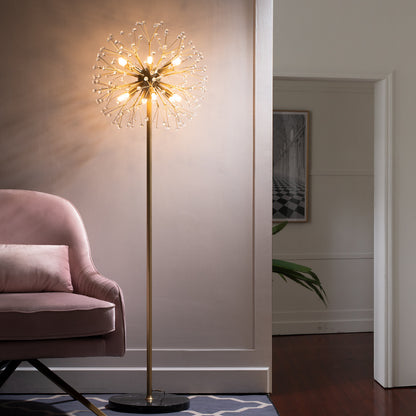 Sparkling Dandelion Floor Lamp - A Touch of Modern Elegance