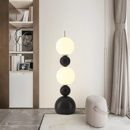 Mid-Century Modern Sphere Floor Lamp - A Retro Chic Statement