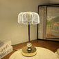 Vintage Frosted Glass Table Lamp - A Touch of Timeless Elegance