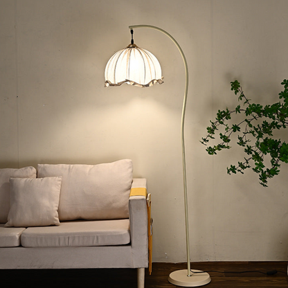 Elegant Lotus Floor Lamp - A Touch of Asian Serenity