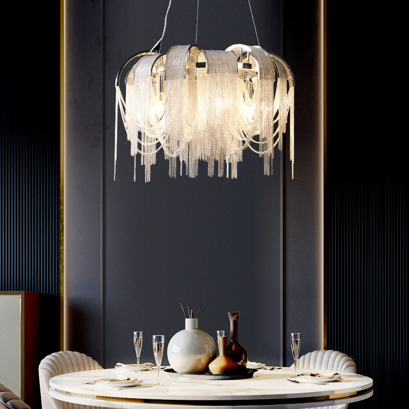 Modern Chain Chandelier - A Dazzling Statement Piece