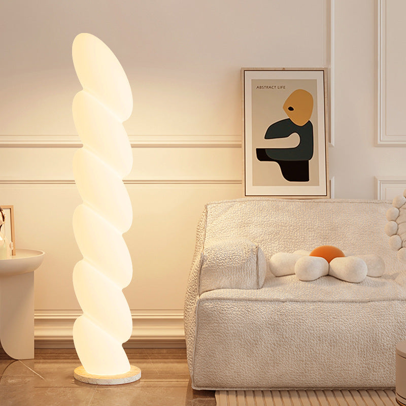 Sculptural Pebble Floor Lamp - A Modern Art Piece