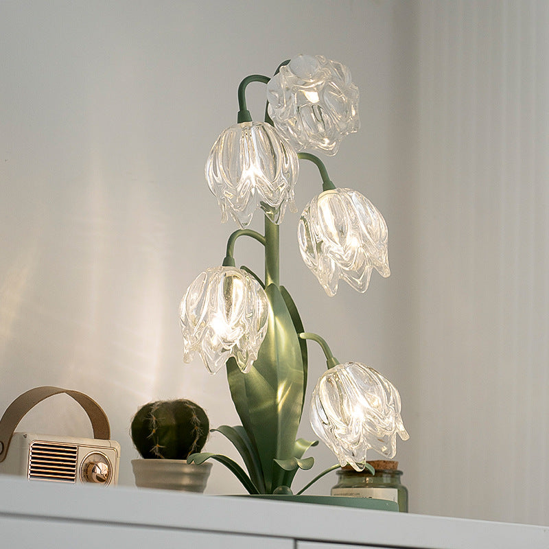 Whimsical Flower Lamp - A Touch of Springtime Magic