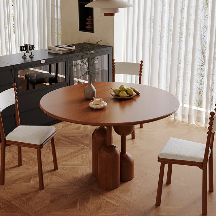 Sculptural Oak Dining Table - A Modern Masterpiece