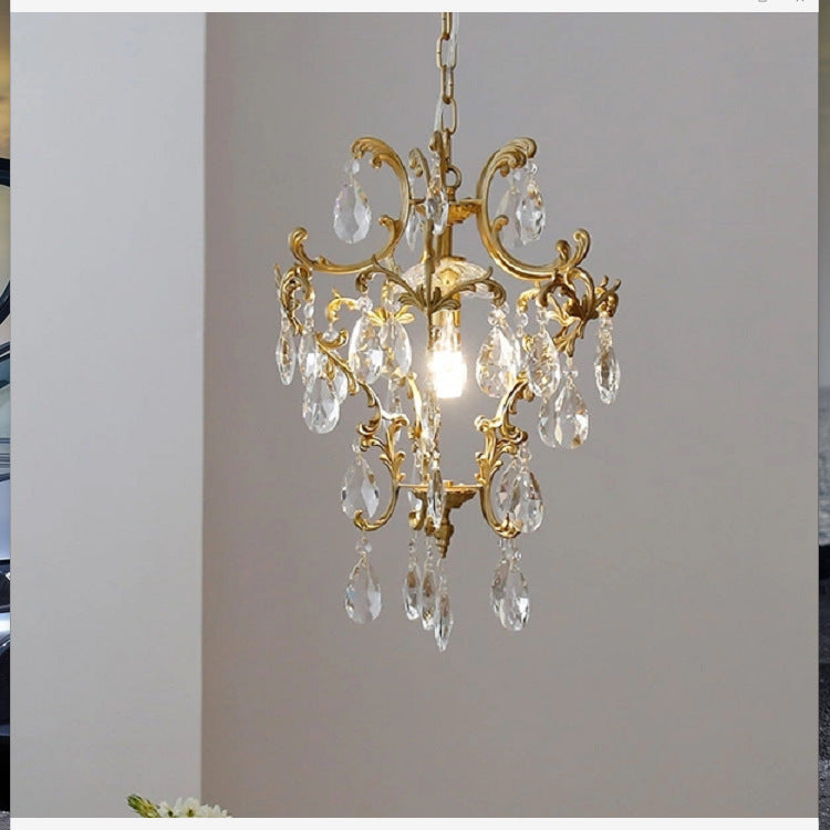 Vintage-Inspired Crystal Chandelier - Elegant and Timeless