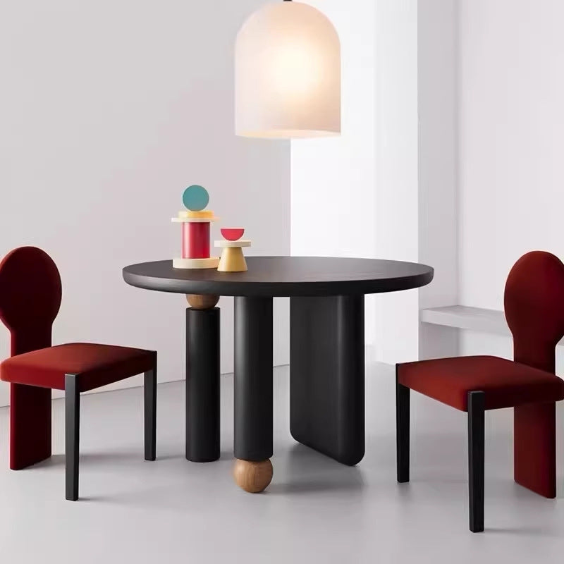 Modern Minimalist Round Dining Table - Sleek and Stylish