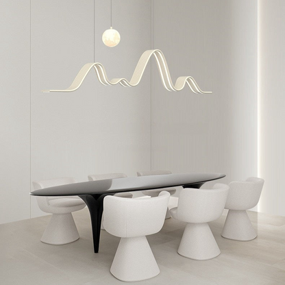 Modern Wave ceiling light - Sleek and Minimalist Lighting