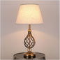 Vintage-Inspired Cage Table Lamp - A Touch of Industrial Chic