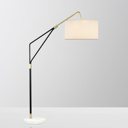 Sleek and Sophisticated Floor Lamp with Adjustable Arm