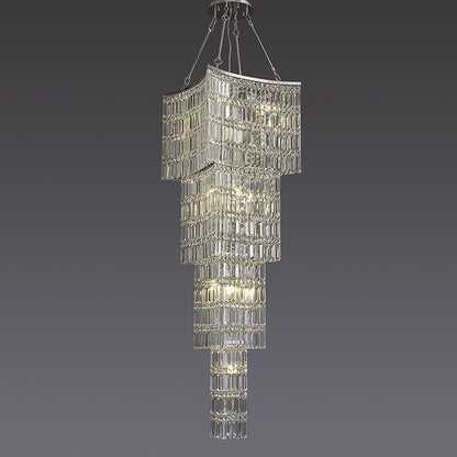 Cascade Crystal Chandelier - A Modern Masterpiece